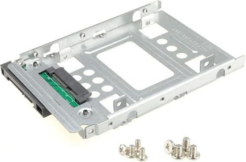 DSLRKIT 2.5 SSD to 3.5 SATA Hard Disk Drive HDD Adapter Caddy Tray CAGE Hot Swap Plug，MEHRWEG