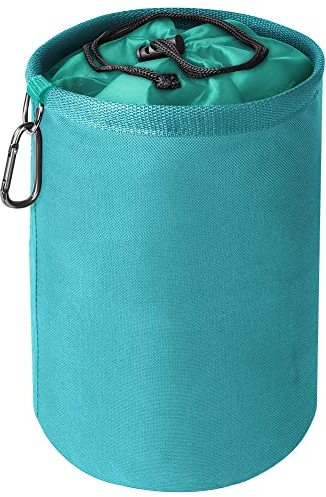 Vicloon Wäscheklammer Beutel Aufhängen, für bis zu 150-200 Wäscheklammern, Großer Wasserdicht Wäscheklammerbeutel mit Zugkordelverschluss für Indoor Outdoor Pegs Organizer Lagerung verwenden-Blau