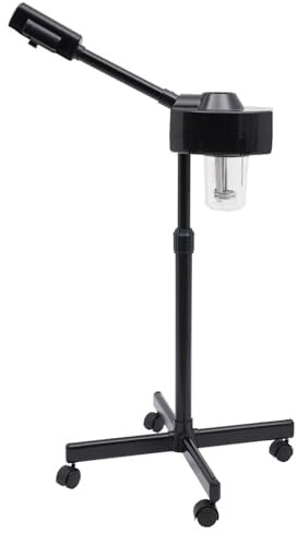 800W Vertikaler Gesichtsdampfer Gesichtssauna 240V Gesichtsdampfer Porenreiniger,360°,Höhenverstellbereich 10-20cm Dampf Spa Maschine