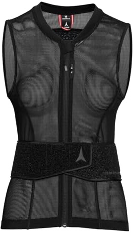 ATOMIC Live Shield Amid Lite Vest W - Damen-Protektorenweste mit AMID-Technologie für maximalen Schutz - Ergonomischer Rückenprotektor aus atmungsaktivem Mesh - Ski-Schutzweste