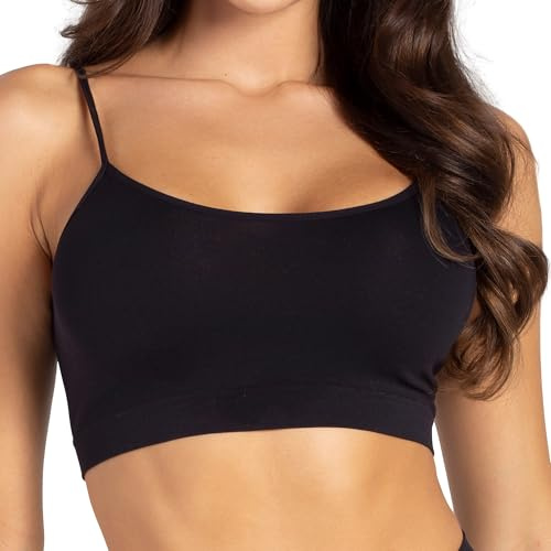 Gatta Sport Basic Top, Sport-BH mit dünnen Trägern, schön, weich, bequem, Fitness, Keine Seitennähte, körpernah