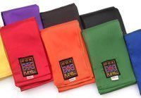 Playwell Martial Arts Satin Kung Fu Schärpe-schwarz
