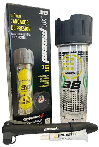PASCAL BOX - Das einzige Präzisionssystem zur Druckbeaufschlagung von Tennis-, Padel- und Frontenisbällen. Spielen Sie immer mit dem durch das Reglement vorgesehenen Druck.