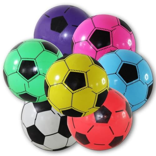 12 Stück Fußball Fußball Kunststoff 20cm