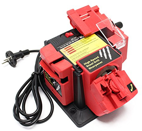 Wiltec Universal Schleifmaschine 65 W, Schärfmaschine für Messer, Schere und Bohrer, Werkzeug u. a. zum Messer schleifen und Stemmeisen schärfen