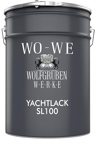 Yachtlack Holzlack Schiffslackierung Bootslack Glänzend SL100 RAL7016 Anthrazitgrau - 2,5L