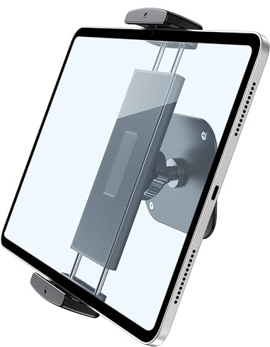 Lucrave 360° Aluminium Tablet-Wandhalterung, passend für 4,7–13'' Tablets | 360° verstellbare Tablet-Wandhalterung, kompatibel mit iPad Pro/Mini, Galaxy Tab, Surface Pro, Kindle und 4,7 bis 13 Zoll