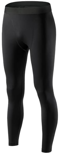 AUYAO Kompressionshose Herren Lange Sportleggings Laufhose Sport Leggings Männer KompressionsLeggings Lange Tighthose Unterhose Sporthose Strumpfhos Enganliegende Funktionshose für Fitness Joggen M~XL