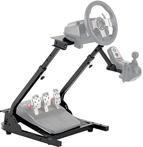 CO-Z Lenkradständer Lenkradhalterung klappbar für Logitech G29 GT G25 G27 G920 Fahrsimulator Rennsport Gaming Gear Halterung für PS3 PS4 ohne Pedale oder Lenkrad Playseat Wheel Stand