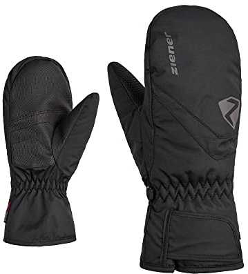 Ziener Kinder LORIANO Ski-Fäustling/Wintersport | wasserdicht atmungsaktiv, black, 7