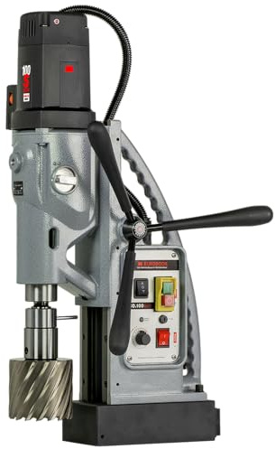 Euroboor ECO.100S+/T Magnetbohrmaschine - Kernbohrer max. Ø 100mm – 220-240 Volt, 50-60 Hertz, Anschluss EU-Stecker - Drehrichtung Bidirektional
