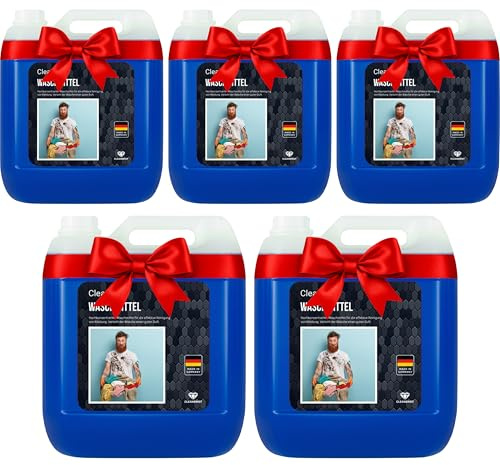 Cleanerist - Color Waschmittel flüssig für 875 Wäschen Buntwäsche - 5x 5l Flüssigwaschmittel Konzentrat für bunte & dunkle Wäsche - XXL Vollwaschmittel mit Frischeduft für 20-95°C, statt Pods, Pulver
