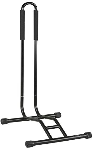 Easystand M-Wave Kid Ausstellungsständer, Fahrradständer, Fahrradbodenständer, für bis zu 2.5" breite Reifen, für 12-16" Fahrräder, Non-Slip Füße, schwarz