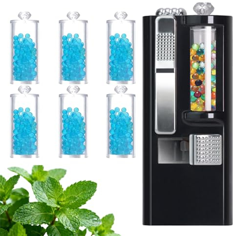 600 Aromakapseln DIY Menthol Kapseln Filter, DIY Click Filterballs, Menthol Filter für Geschmack, Kapseln Menthol Filterkapsel inkl. Box zur Aufbewahrung der Aroma Click Tubes Balls (Minze)