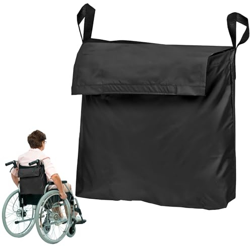 Rollstuhltasche Hinten Rollstuhl Tasche Hinter Dem Sitz 37x14x37cm Tasche Für Rollstuhl Hinten Rollstuhltasche Rollstuhltasche Dem Sitz(Schwarz)