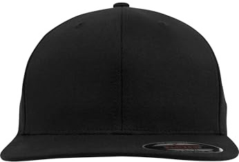 Flexfit Flat Visor Kappen, Schwarz, L/XL