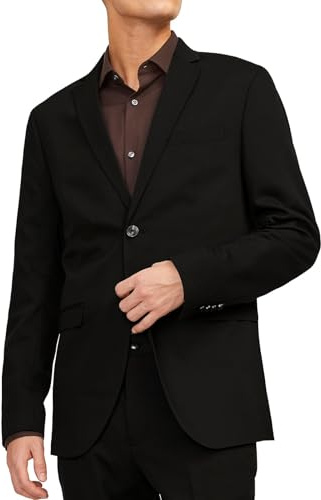 JACK & JONES Herren JPRFRANCO Blazer NOOS Anzugjacke 12199891,Schwarz,54