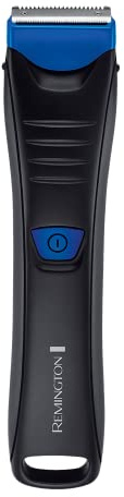 Remington Haartrimmer Intimbereich & Körper [hautfreundlich & sicher bis 0,2mm ohne Hautirritationen] 2 Klingen, 100% wasserfest inkl 3 Aufsteckkämme (2,4,6mm) Haarschneidemaschine, Rasierer, BHT250, Schwarz