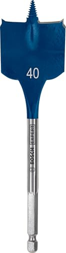 Bosch 1x EXPERT Self Cut Speed Flachfräsbohrer (für Weichholz, Spanplatte, Ø 40,00 mm, Professional Zubehör Bohrmaschine, Schrauber, Schlagbohrer)