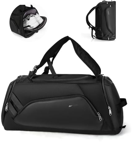 Sport Gym Bag Men,Sport Duffel Bag with Shoes Compartment and Wet Pocket Travel Duffel Bag Lightweight Gym Bag for Men Women Waterproof Over Night Weekender Bag for Gym Sports Schwimmen Yoga Wandern