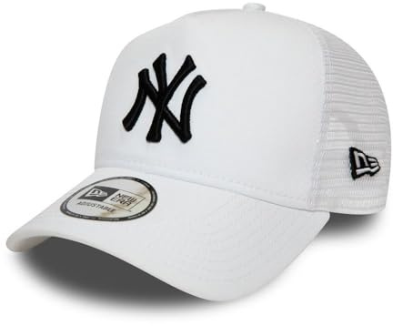 New Era New York Yankees A Frame Adjustable Trucker Cap League Essential