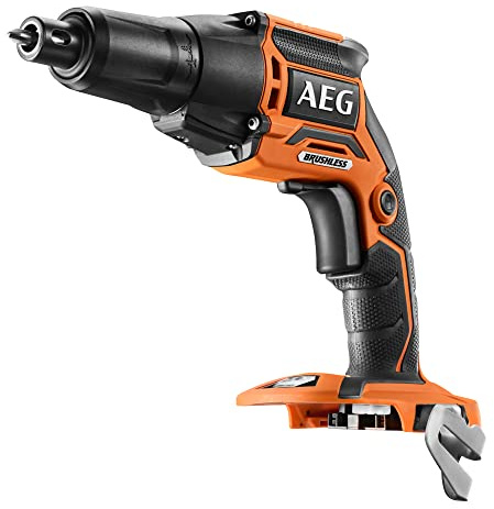 AEG 18 V PRO18V Brushless Akku-Trockenbauschrauber BTS18BL-0 (max. Drehmoment 5 Nm, 1/4 Zoll Hex-Aufnahme, Einzel- und Dauerbetrieb, Leerlaufdrehzahl 0-5.000 min-1, ohne Akku & Ladegerät, im Karton)