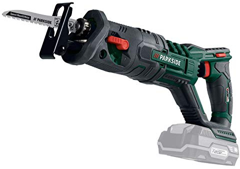 Parkside - PSSA Akku-Säbelsäge, 20 Volt, Schnittleistung 100 mm, ohne Akku/Ladegerät