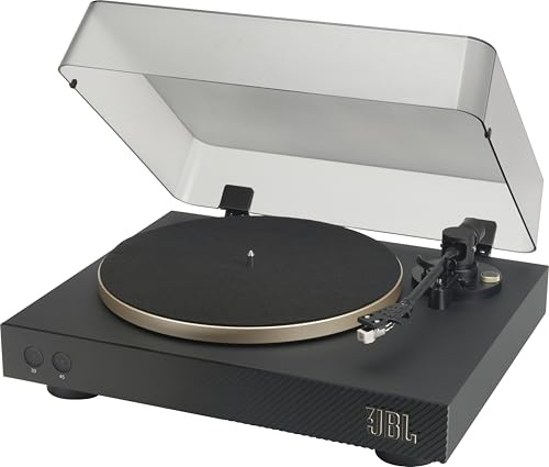 JBL Spinner BT – Hochwertiger Schallplattenspieler mit Bluetooth und aptXTM HD – Schwarz und Gold