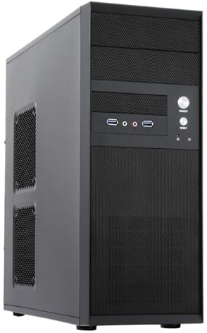 Chieftec CQ-01B-U3-OP Computer case Midi-Tower Black