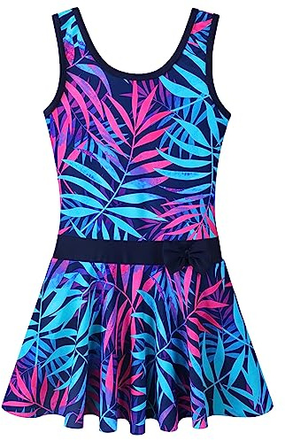 ZNYUNE Mädchen Einteiler uv Badebekleidung uv Kleidung Kinder bade Shirt mädchen