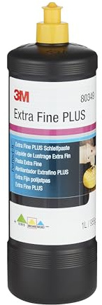 3M Perfect-it Extra Fine Plus Schleifpaste 80349 - zur Autopflege, Autopolitur, und Auto Aufbereitung - 1 Liter Flasche