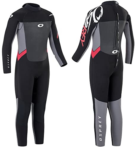 Osprey Jungen Winter Neoprenanzug Origin, Schwarz (Black/Red), M