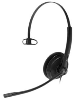 Yealink Headset YHS34 Lite Mono - EIN Ohr Kopfhörer - mit RJ Anschlußkabel