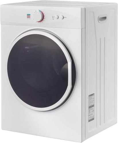 LEADZM Mini Wäschetrockner Elektrischer Trockner Ablufttrockner,3KG,40L,1020W,3 Trocknungsmodi