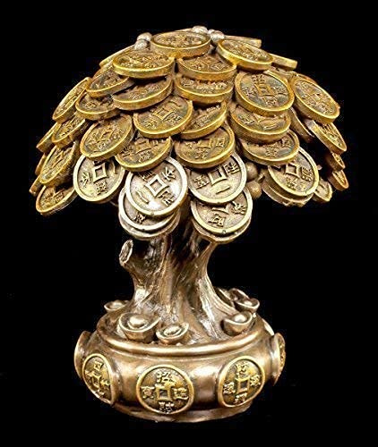 Geld Baum Feng Shui Figur - Glücksbringer Geldsegen Glück