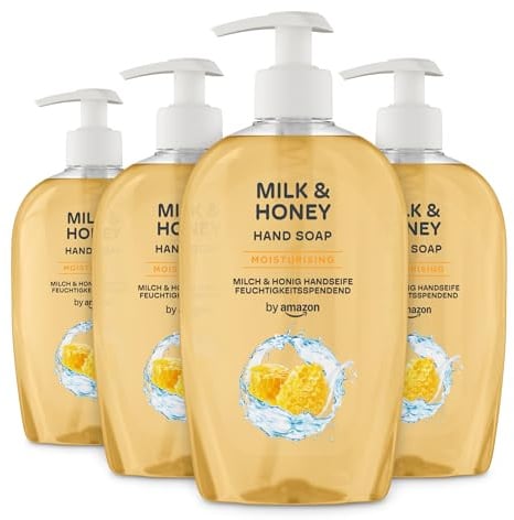 by Amazon Milk & Honey Handseife, 4 x 500 ml
