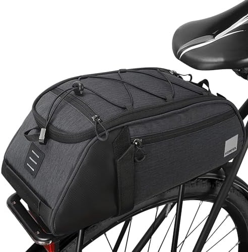 HOMPER Fahrradtasche Satteltasche Gepäcktasche Gepäckträger Tasche Rucksack Seitentasche Mountain Road MTB Fahrrad Radfahren Rücksitztasche (8 L)