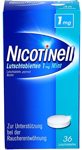 Nicotinell Mint Lutschtabletten zur Raucherentwöhnung, 36 St. Tabletten