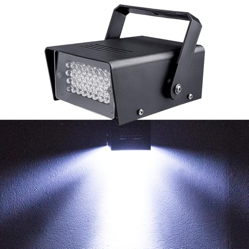 32 Led Stroboskop Disco Licht, Stroboskop Blitzer Disco Blitzlicht für Party, Stroboskope Disco Blitzer Mini Led Atomic Strobe Light Stroposkopblitzer Blinklicht Disco Lights Halloween Lichttechnik
