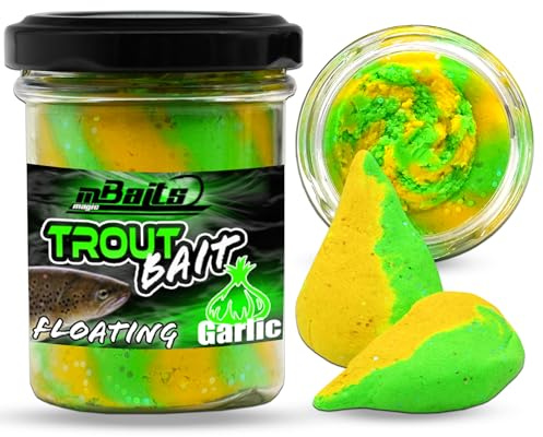 Angel-Berger Magic Baits Trout Bait Forellenteig Magic Trout Paste (Fluo Green Yellow, 60g)