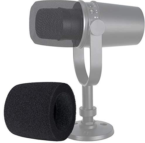 YOUSHARES Mikrofon Popschutz - Schallschutz Pop Filter Windschutz Kompatibel mit Shure MV7 USB Mikrofon