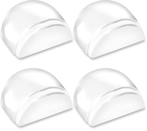 Türstopper Boden Transparente 4 Stück Selbstklebend Bodentürstopper Türpuffer Boden Wandpuffer für alle Hartböden geeignet Türpuffer Boden Wandpuffer