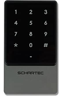 SCHARTEC Sky Universal Codetaster Garagentor Haustür 12-24v mit Touchfeld für aussen - Codeschloss Türöffner Codetastatur Garagentoröffner