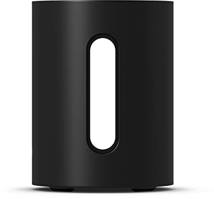 Sonos Sub Mini Kompakt-Subwoofer, beeindruckender Bass, ausgewogener Klang, Einstellbarer EQ, 2 Class-D-Verstärker, Trueplay - Schwarz.