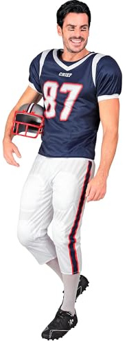 W WIDMANN MILANO Party Fashion - Kostüm American Football Spieler, Sportler, High School, Faschingskostüme