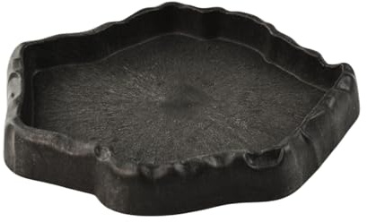 Flylin Reptilien Wasserschale, Reptilien Futterstation Harzfelsen Reptilienfutter und Wasser-Futternapf, Reptile Rock Feeder Bowl Schildkröte Eidechse Harz Water Bowl Reptile Terrarium Food Dish (S)