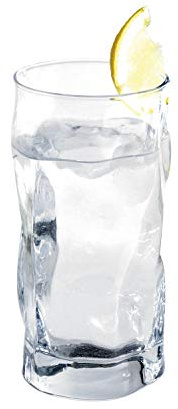 Bormioli Rocco 340360 Sorgente Longdrinkglas, 450ml, Glas, transparent, 6 Stück