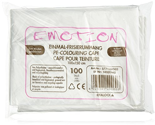 Efalock Professional Emotion Einmal-Frisierumhang gehämmert, 1er Pack, (1x 100 Stück)