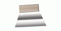 TKB B2 Flächenspachtel 18cm - Kleberspachel mit TKB Zahnung - Bodenlegerzubehör