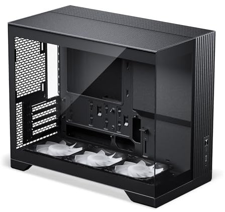 Phanteks XT V3 Mini-Tower PC-Gehäuse Schwarz – Kompaktes Micro-ATX Case mit Tempered Glass, Unterstützung für 360mm Radiator & 430mm Grafikkarten – mit 3X 120mm RGB Lüftern